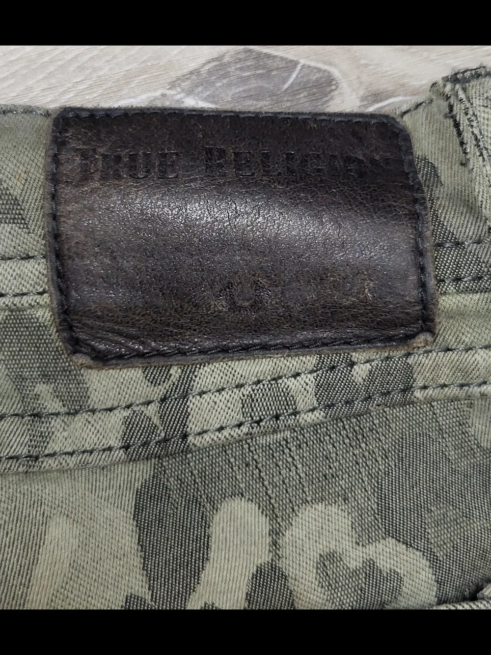 🧲 True Religion Men's Dual-Tone Camo Cargo Pants Combo x2 - (Olive & Khaki)